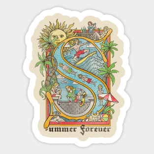 Summer Forever Sticker